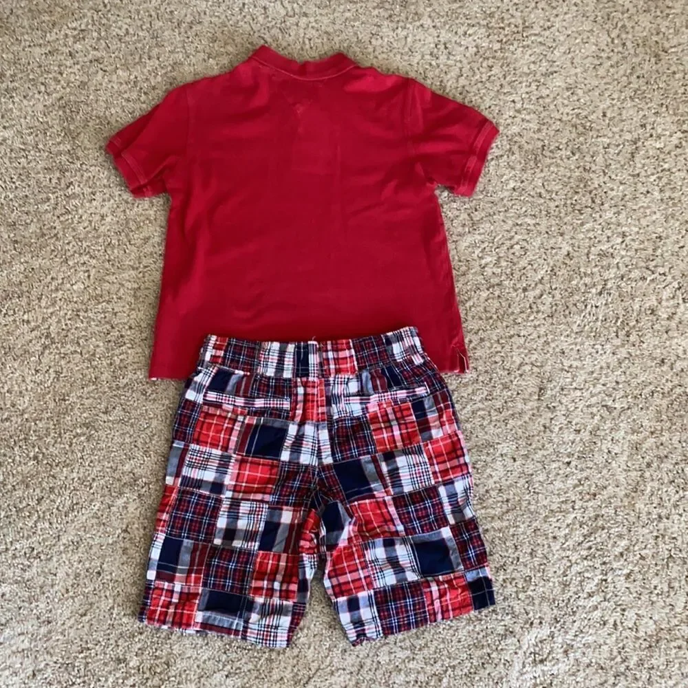 Patriotic short set boys size 7/8.